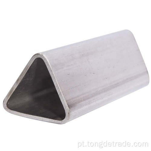 Estoque de barra triangular de metal e alumínio
